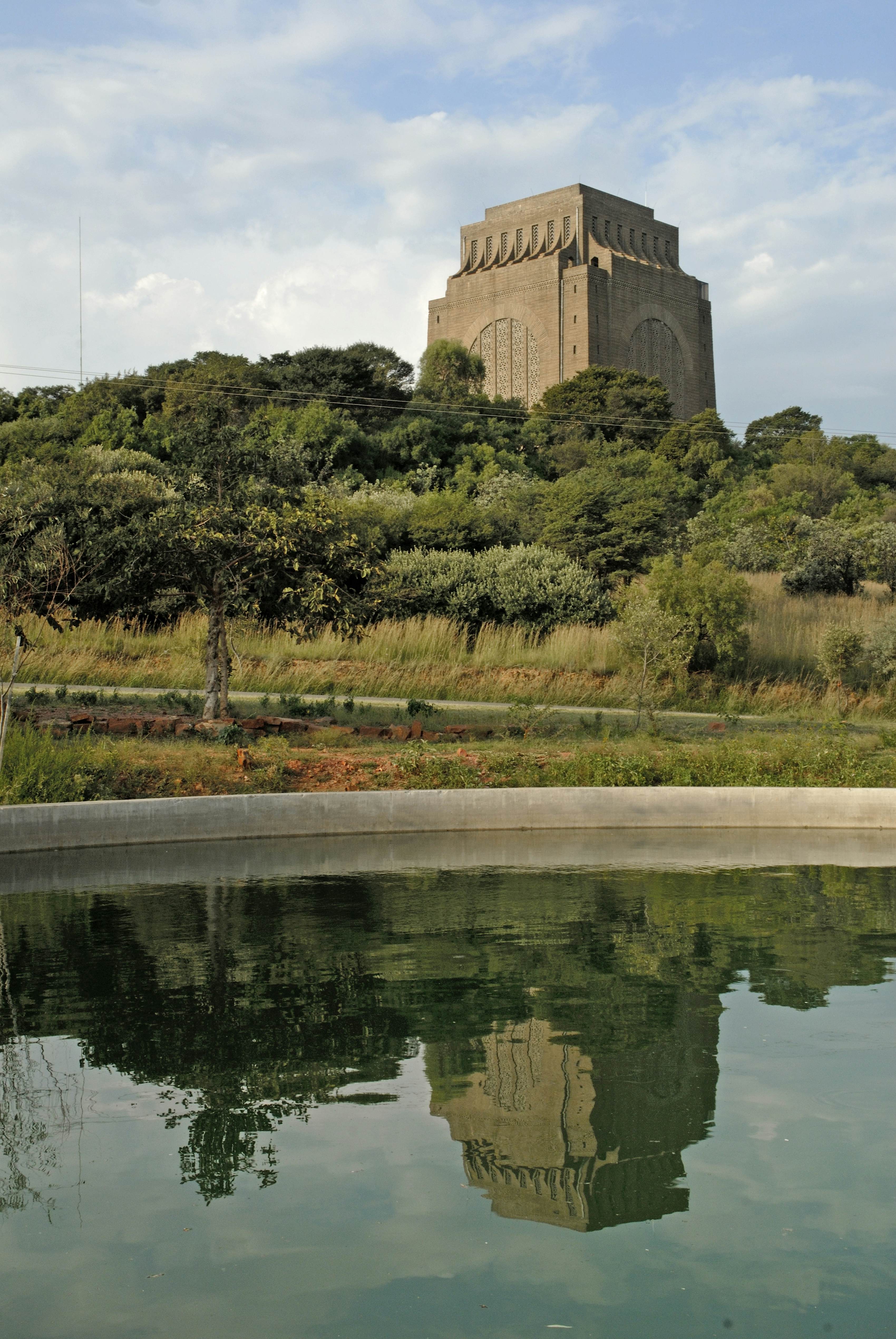 The Voortrekker Monument on a hill to the south of Pretoria, South Africa