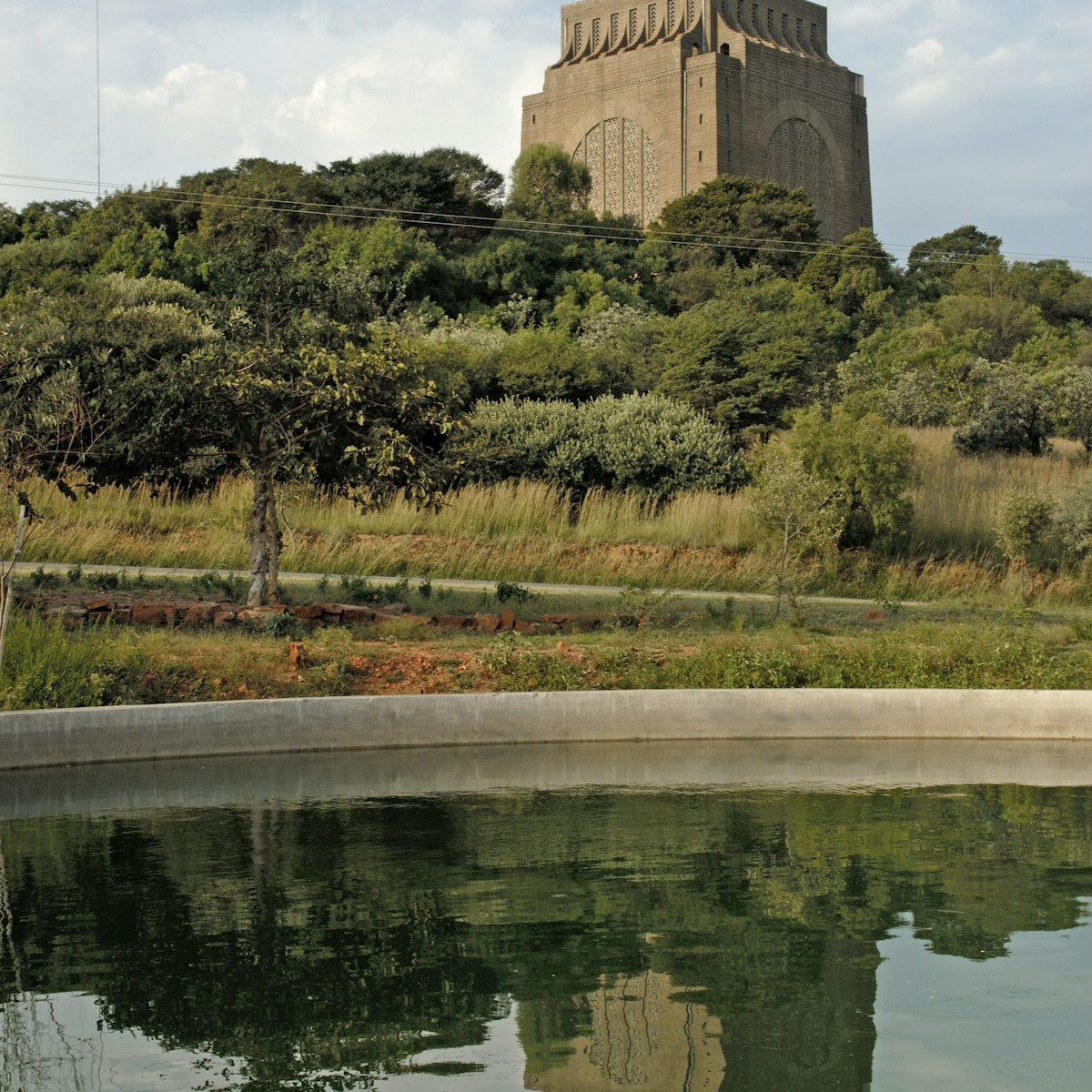 The Voortrekker Monument on a hill to the south of Pretoria, South Africa