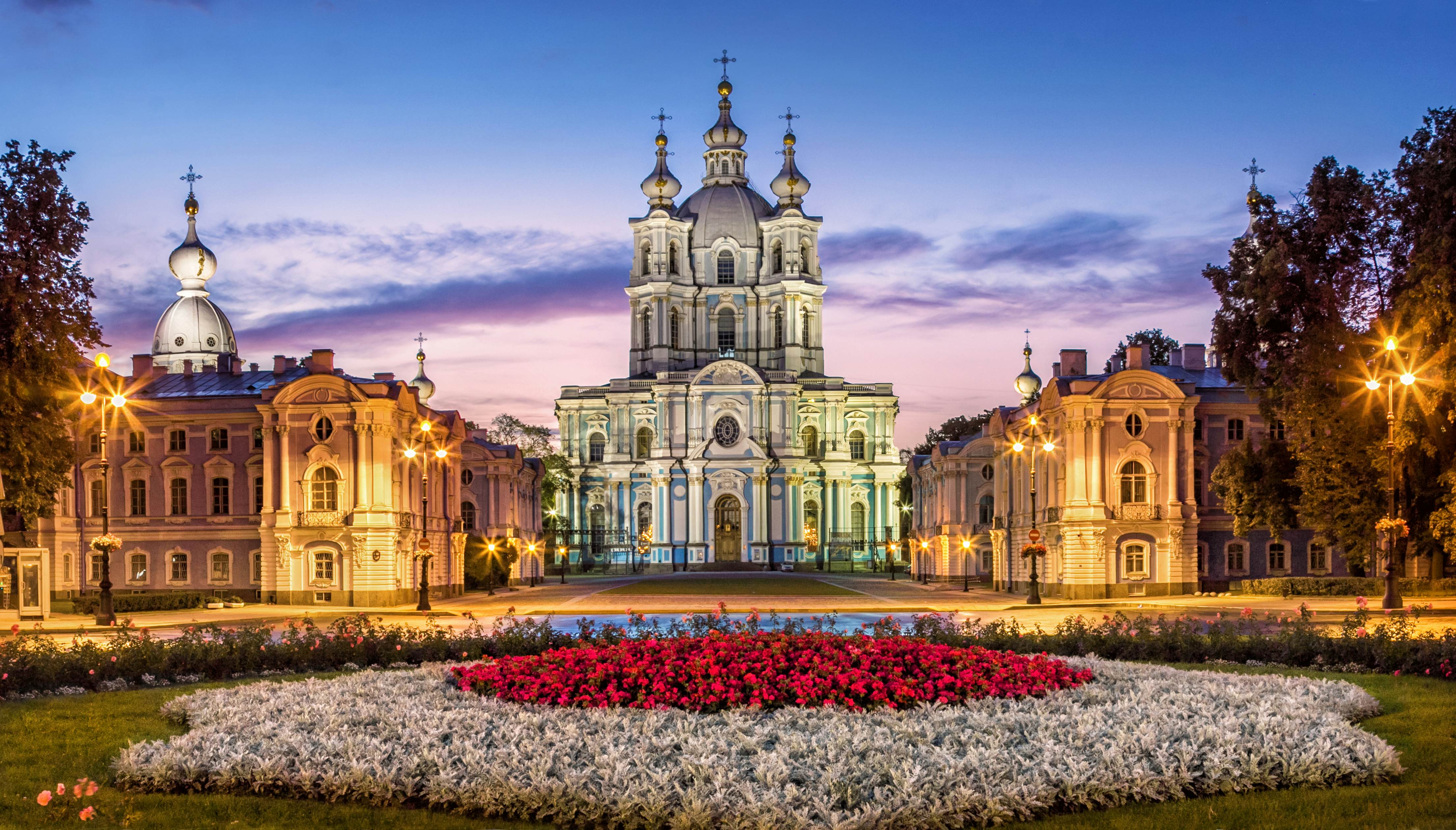 Smolny Cathedral at dawn