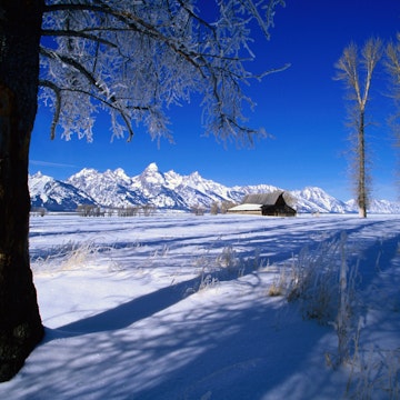 Historic Moulton Ranch in the Grand Teton National Park.