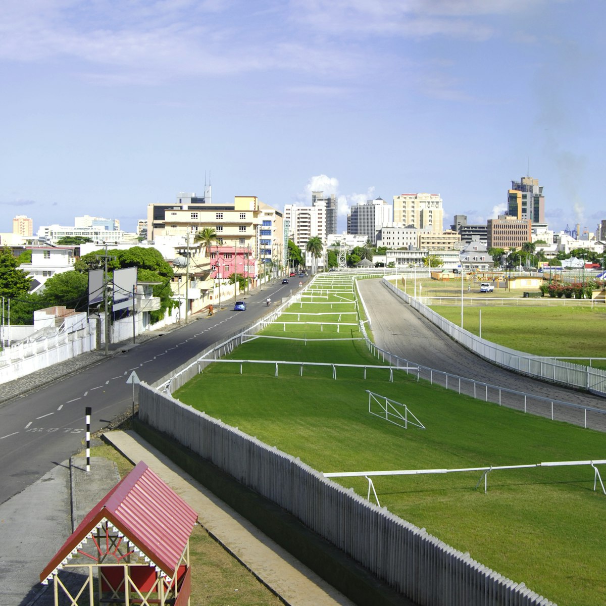 Racing track in Port Louis