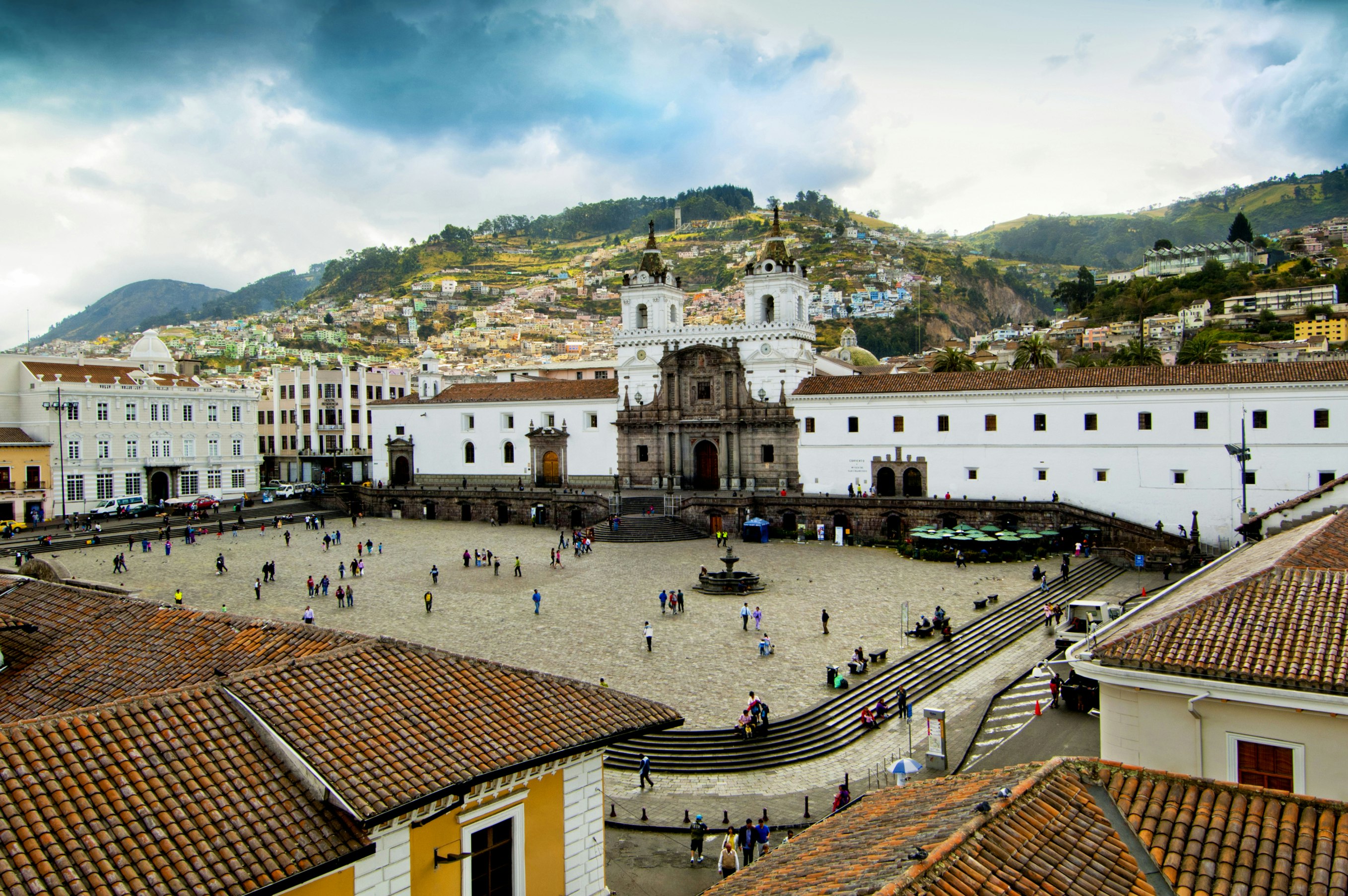 Quito old town in Ecuador by Getty Images