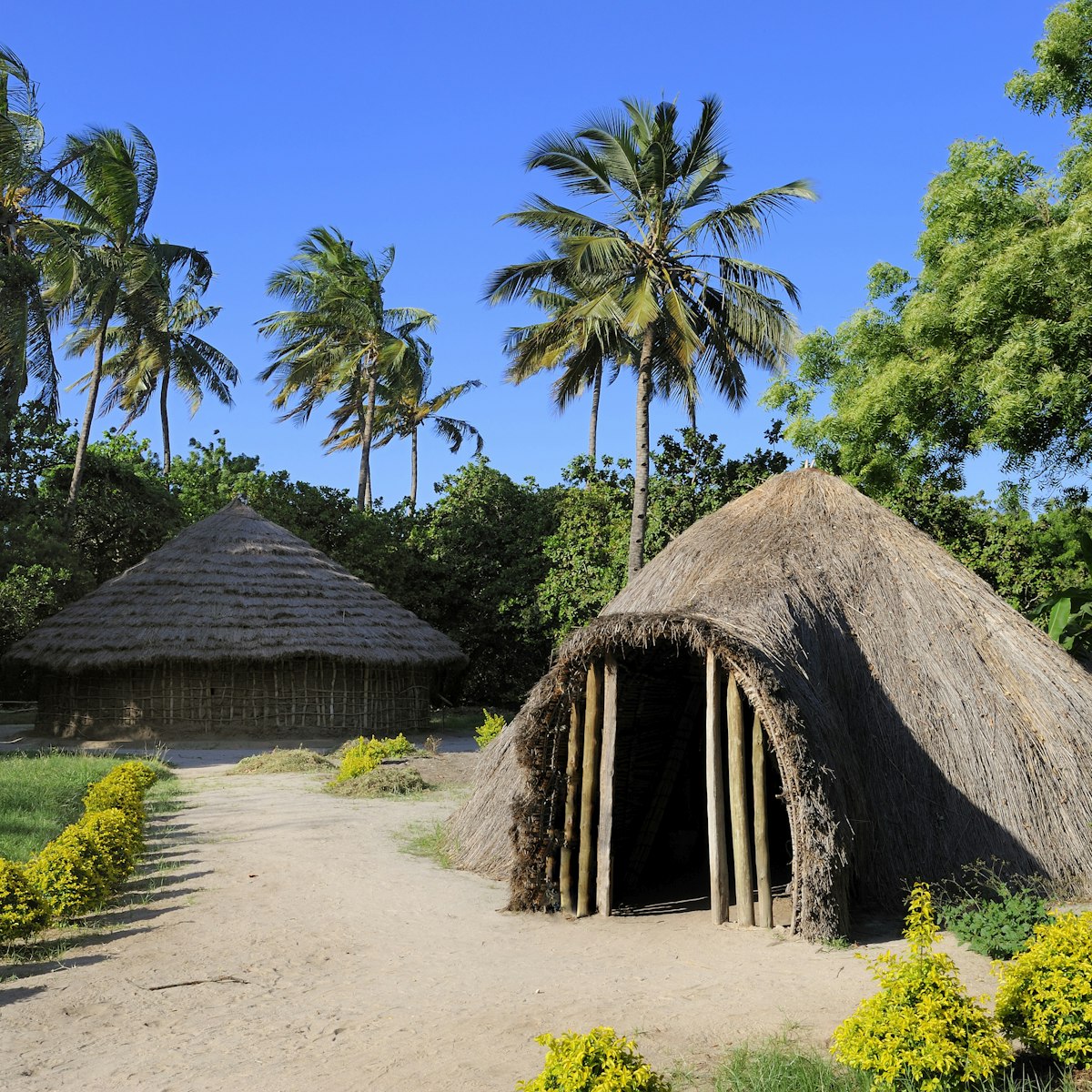 Tanzania, Dar es Salaam, the Village Museum is a series of authentic dwellings depicting the traditional lifestyle of various regions of the country