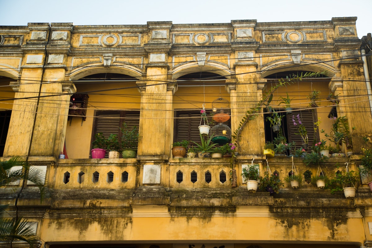 Traditional yellow ochre building in Hoi An, Vietnam; Shutterstock ID 352944071; Your name (First / Last): Josh Vogel; GL account no.: 56530; Netsuite department name: Online Design; Full Product or Project name including edition: Digital Content/Sights