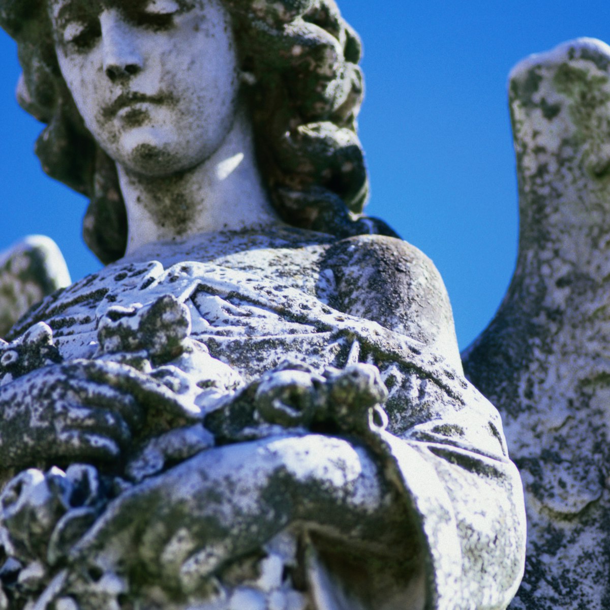 Statuary in New Orleans' Metairie Cemetery.