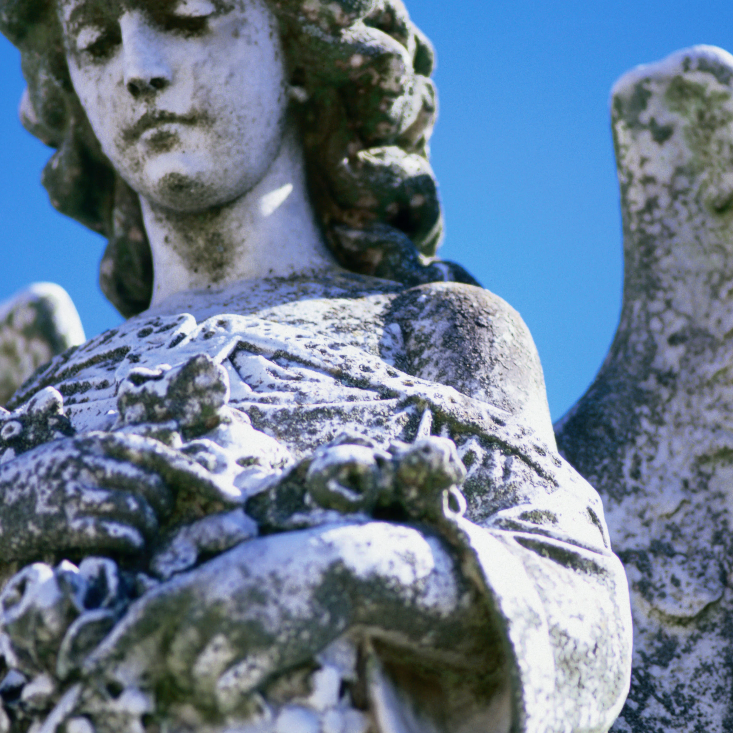 Statuary in New Orleans' Metairie Cemetery.