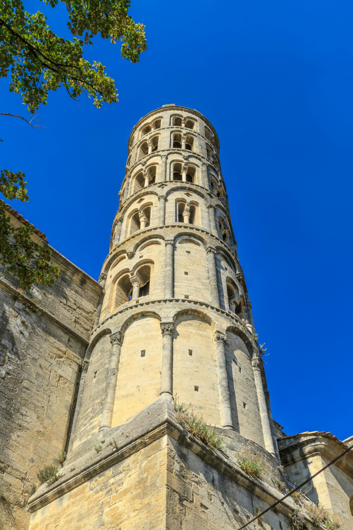 Uzes, Fenestrelle Tower, Cathedral of St. Theodore, Languedoc Roussillon, France; Shutterstock ID 119161549; Your name (First / Last): Daniel Fahey; GL account no.: 65050; Netsuite department name: Online Editorial; Full Product or Project name including edition: Cathédrale St-Théodont POI