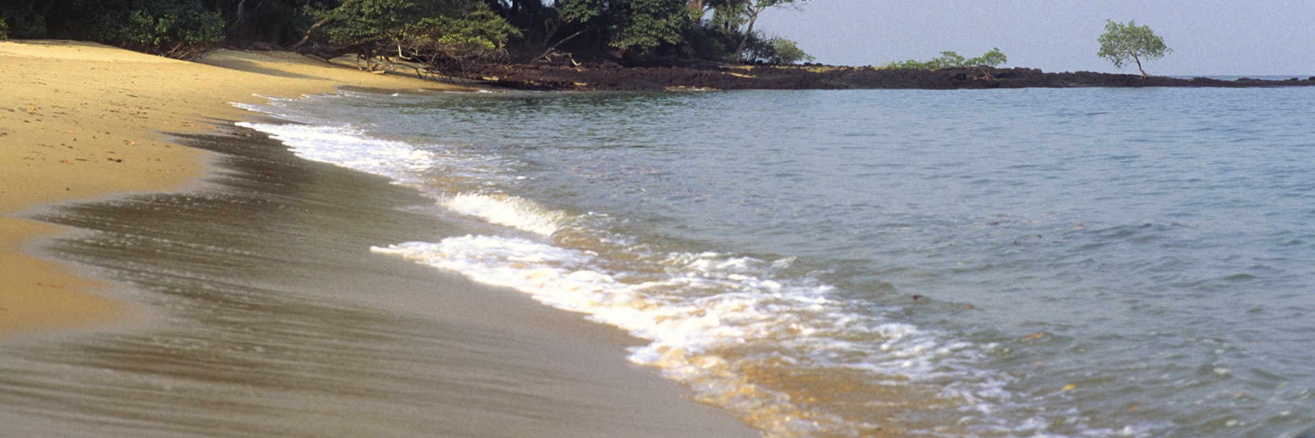 Africa, West Africa, Guinea-Bissau, Bijagos archipelago, Canhabaque island (or Roxa island), beach