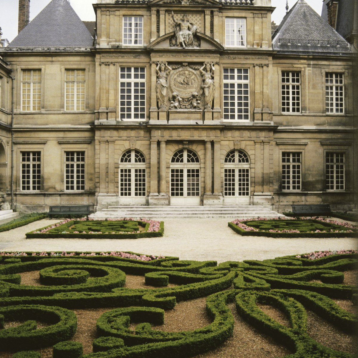 Carnavalet Museum and gardens, Paris. (Photo by Independent Picture Service/UIG via Getty Images)
