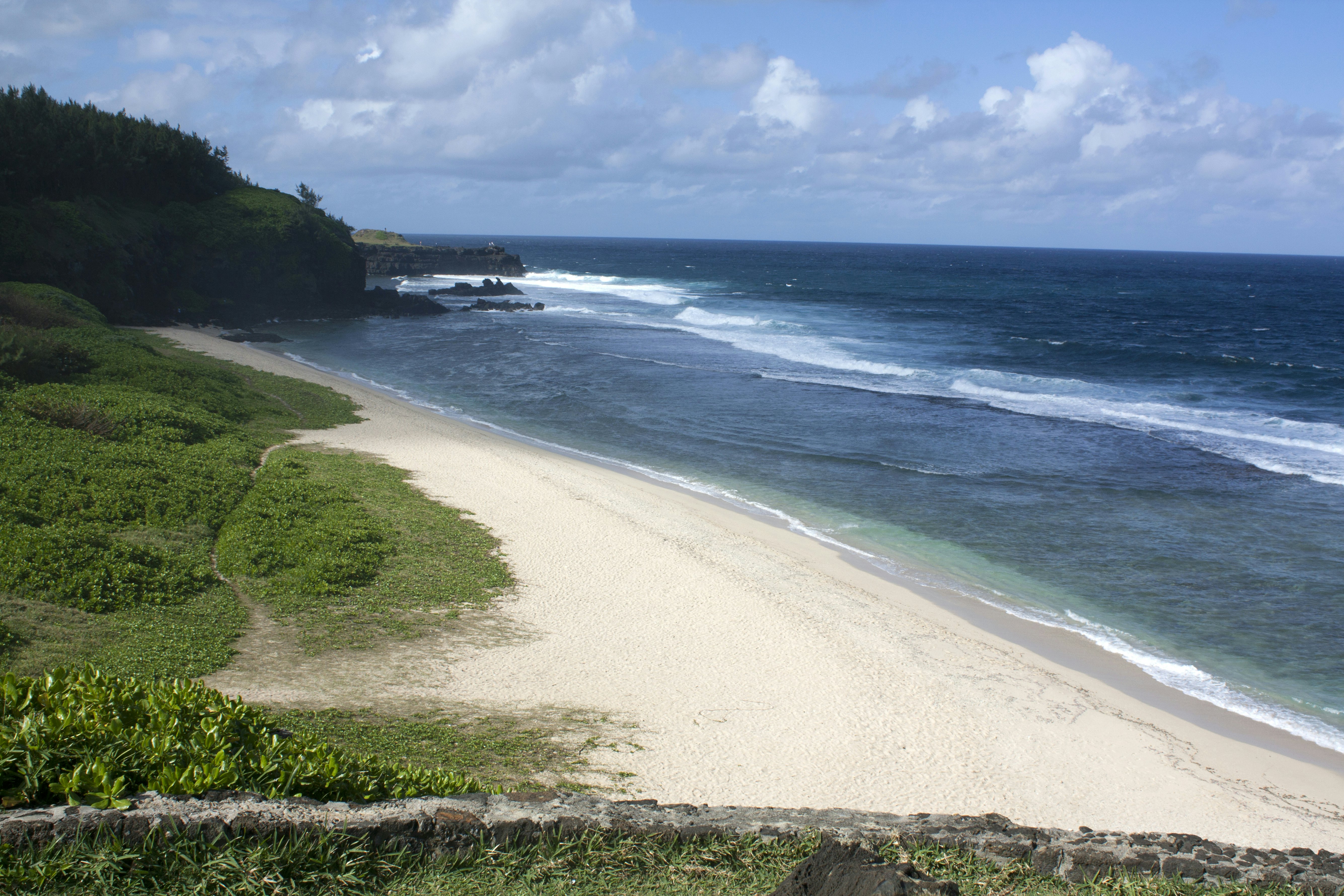 Beach at Le Souffleur, Mauritius