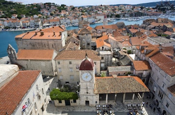 Medieval city of Trogir in Dalmatia