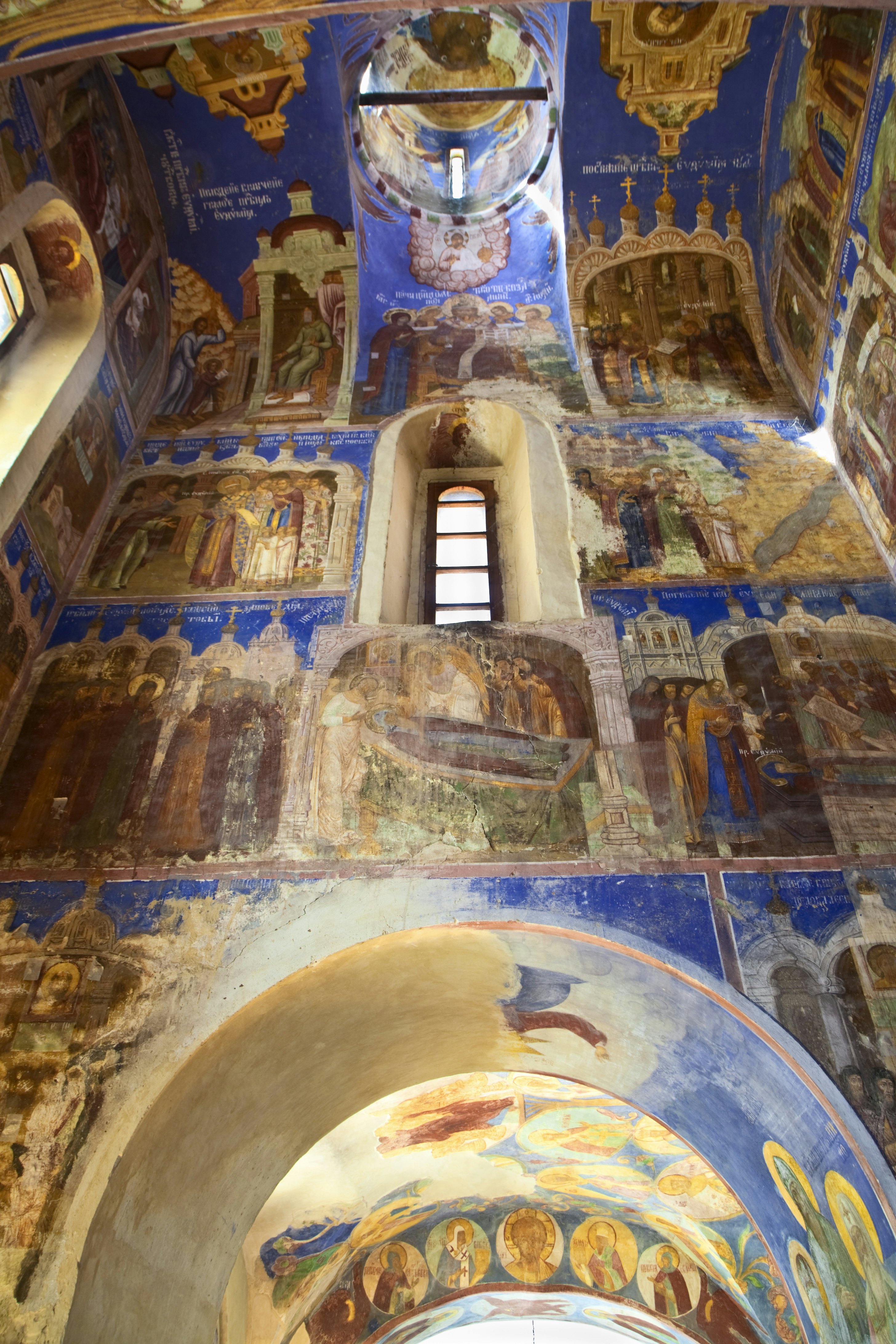 Interior of Cathedral of the Transfiguration, St Euthymius Monastery of Our Saviour.