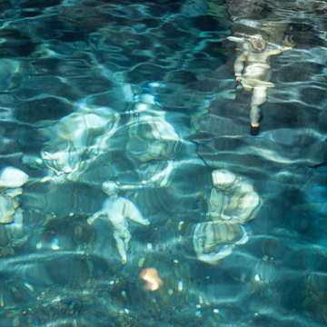 Emerald Grotto Sculptures, underwater biblical display.