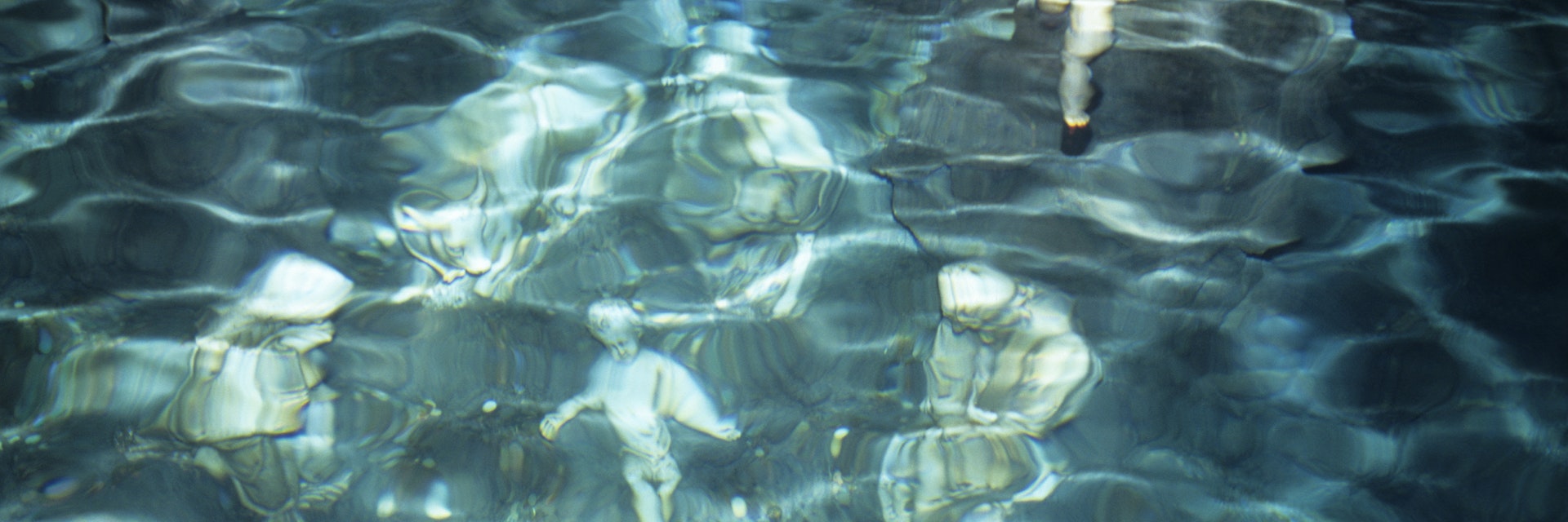 Emerald Grotto Sculptures, underwater biblical display.