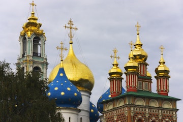 The Trinity Sergiev Monastery, Sergiev-Posad, Golden Ring of Moscow.