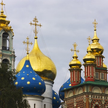 The Trinity Sergiev Monastery, Sergiev-Posad, Golden Ring of Moscow.
