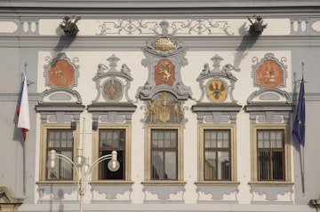 Town hall facade.
