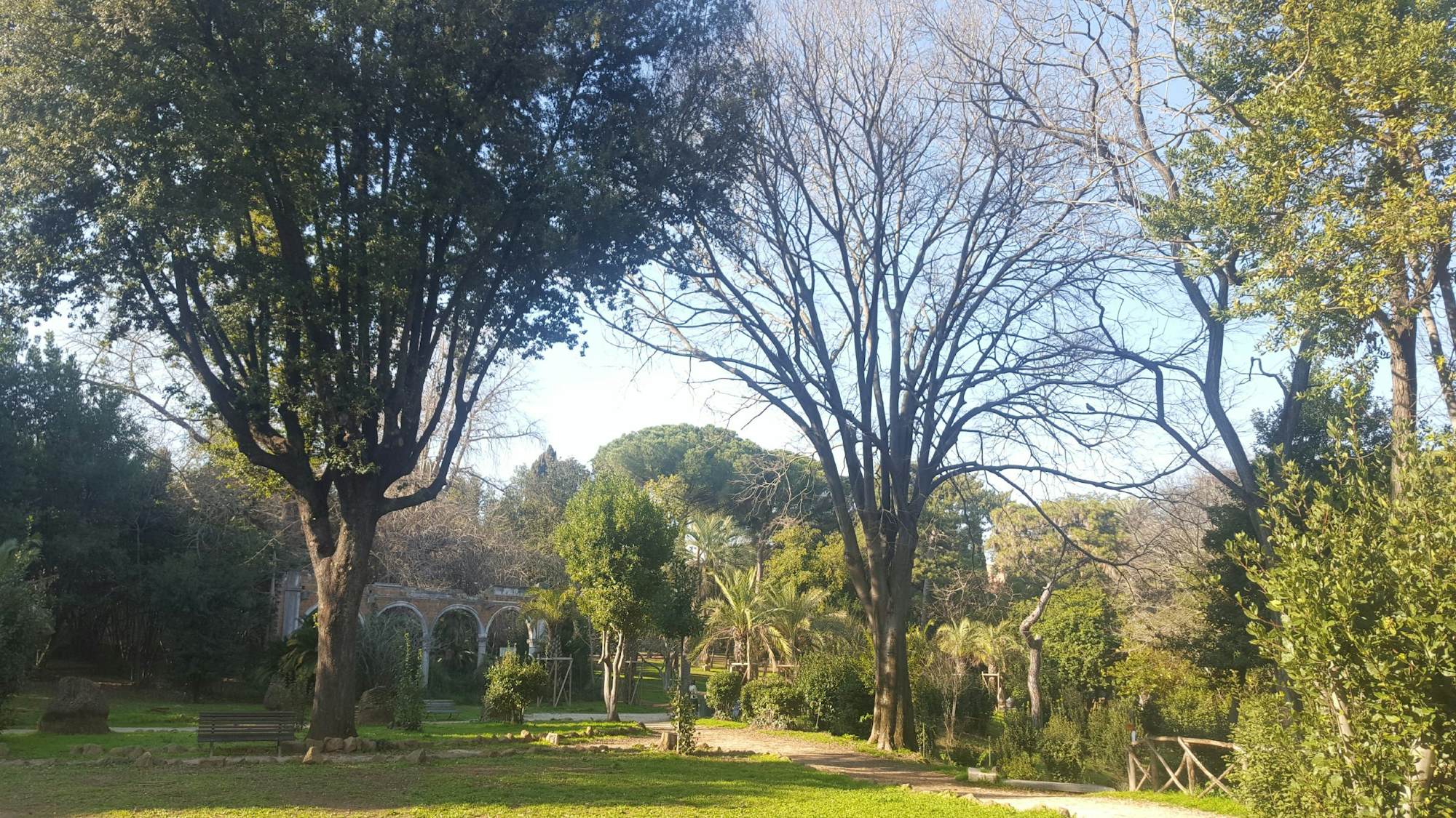 Villa Sciarra Rome, Italy Sights Lonely