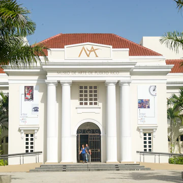 SAN JUAN, PUERTO RICO - JUNE 04: The entrance of the Museo de Arte de Puerto Rico (Puerto Rican Museum of Art) on June 4, 2012 in San Juan, Puerto Rico. Photo by Alfredo Sosa/The Christian Science Monitort