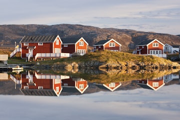 Cabins at Sommaroy, Tromso, Norway