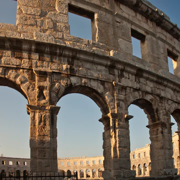 Ancient ruins of arena