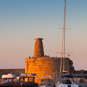 North Cyprus, Kyrenia, Kyrenia Castle and Harbour