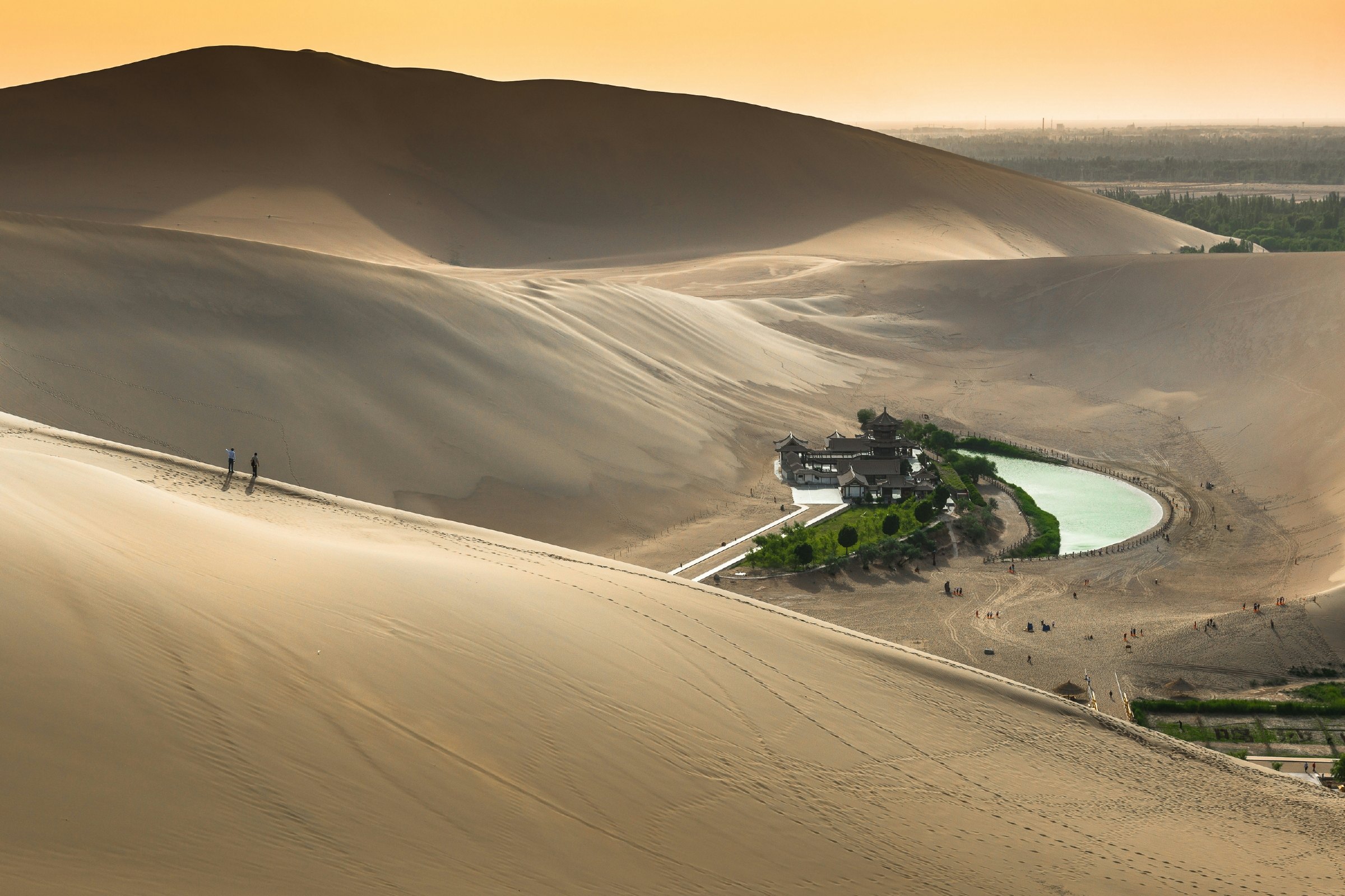 Chinese Dunhuang Crescent Lake