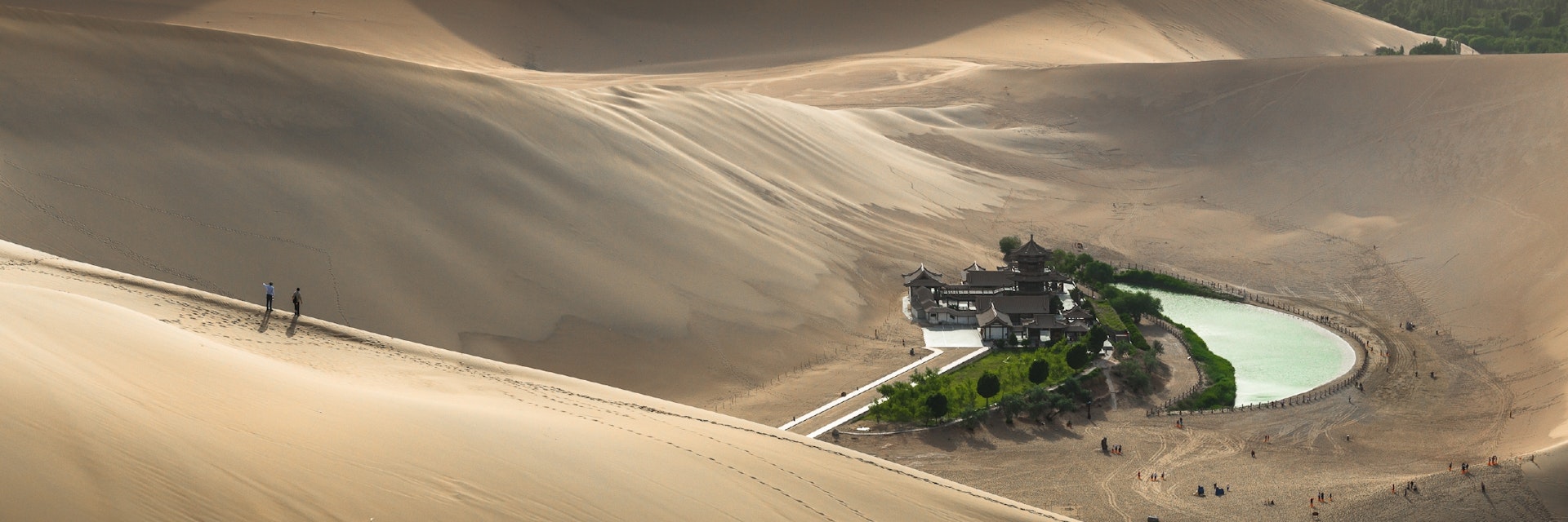 Chinese Dunhuang Crescent Lake