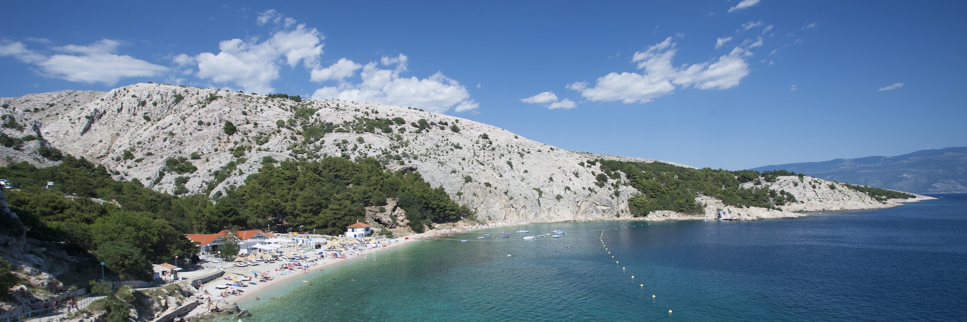 Croatia, View of Bunculuka Beach at Krk island