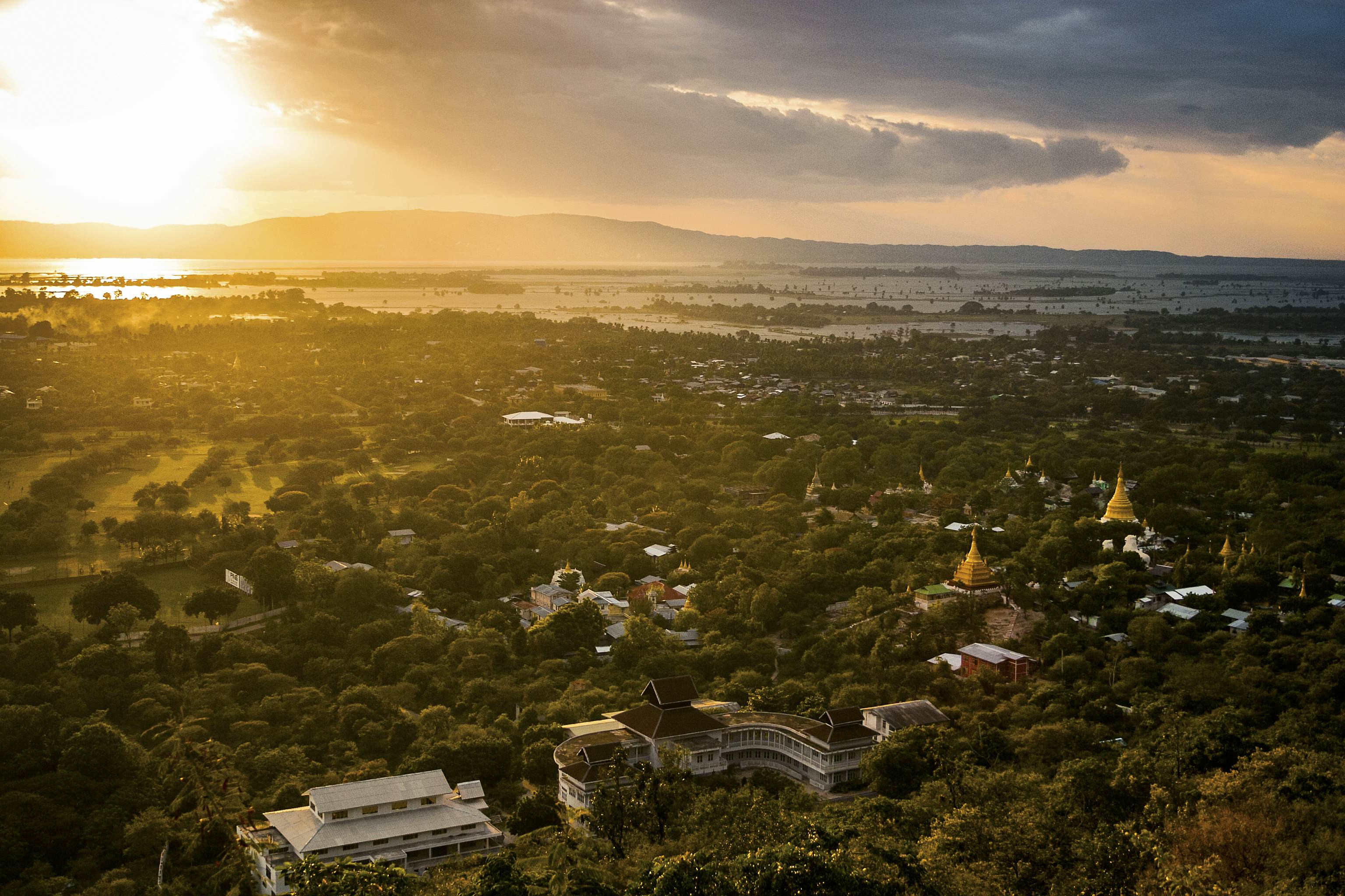 View from Mandalay Hill