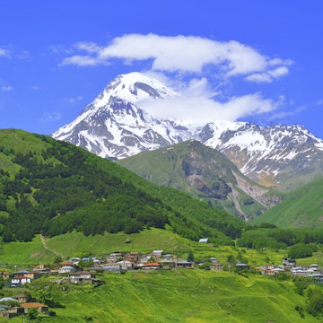 Village in the Caucasus Mountains