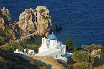 Greece, Cyclades islands, SIfnos Island, Panagia Poulati monastery