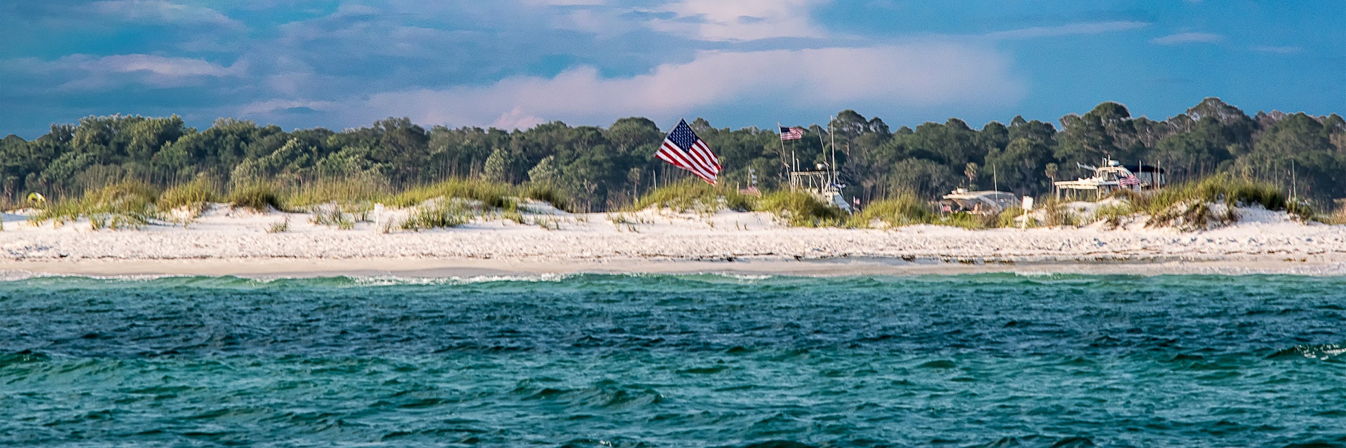 Rainbow over Shell Island, Panama City Beach, FL.