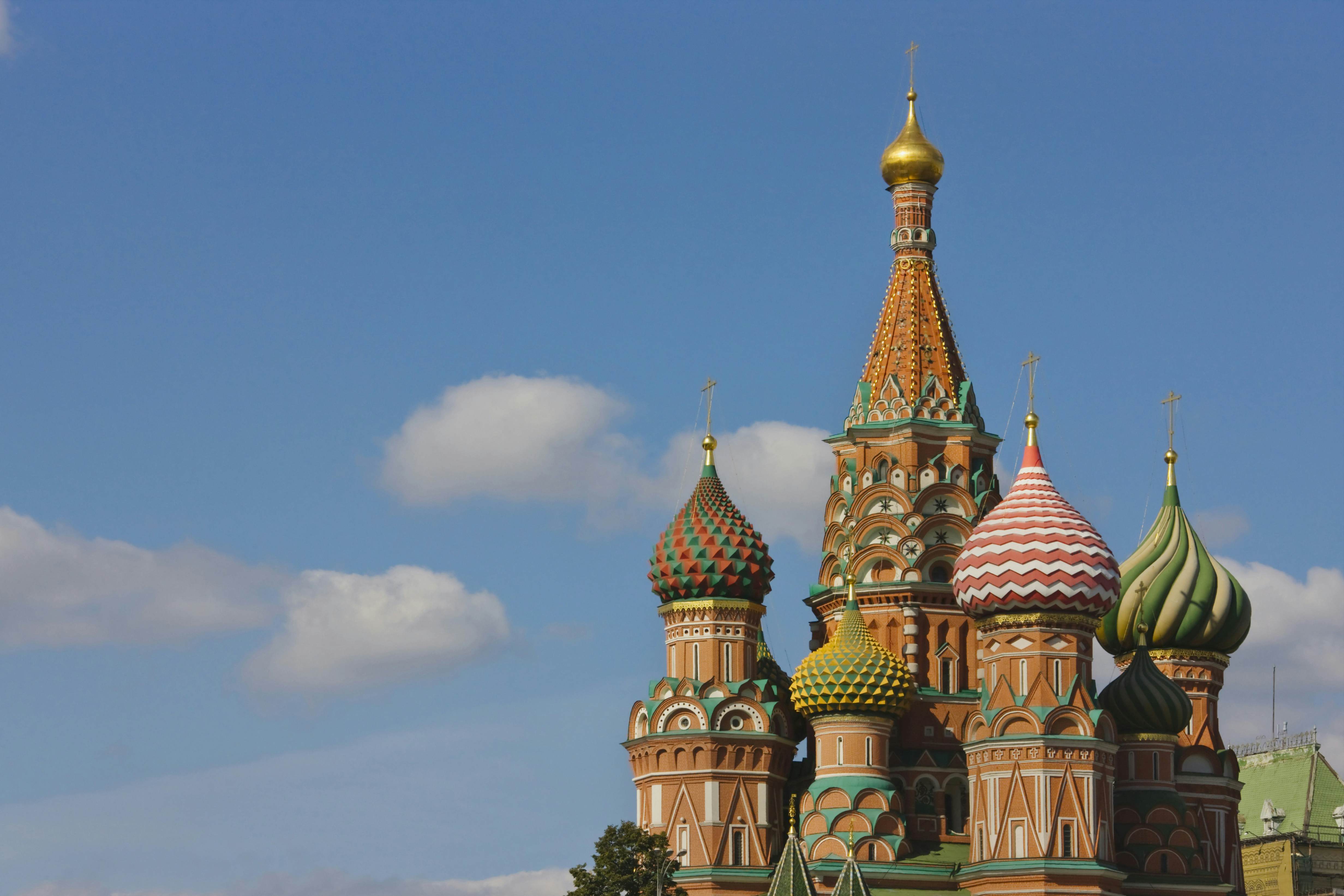 St Basil's Cathedral Moscow Russia  #24248 Basil Square MDF Magnets 