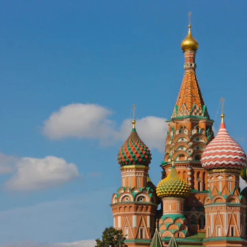 St. Basil's Cathedral in Red Square, Moscow, Russia