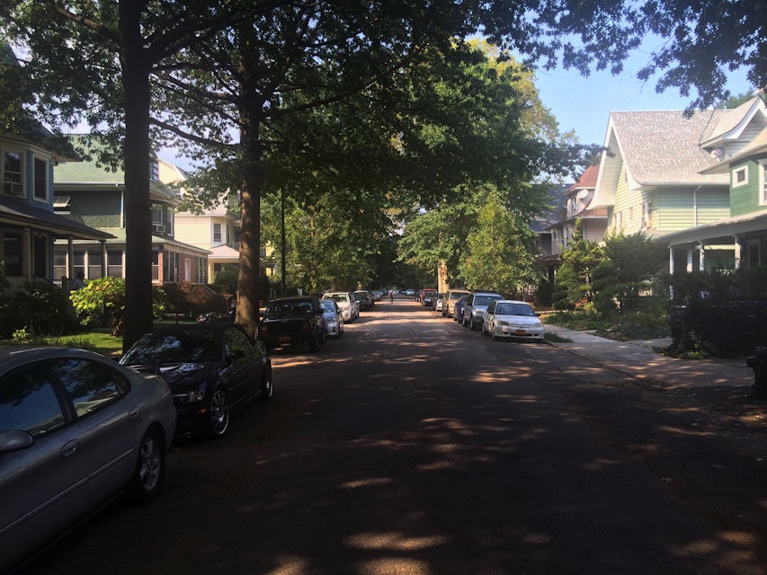 A view down the street in Ditmas Park.
