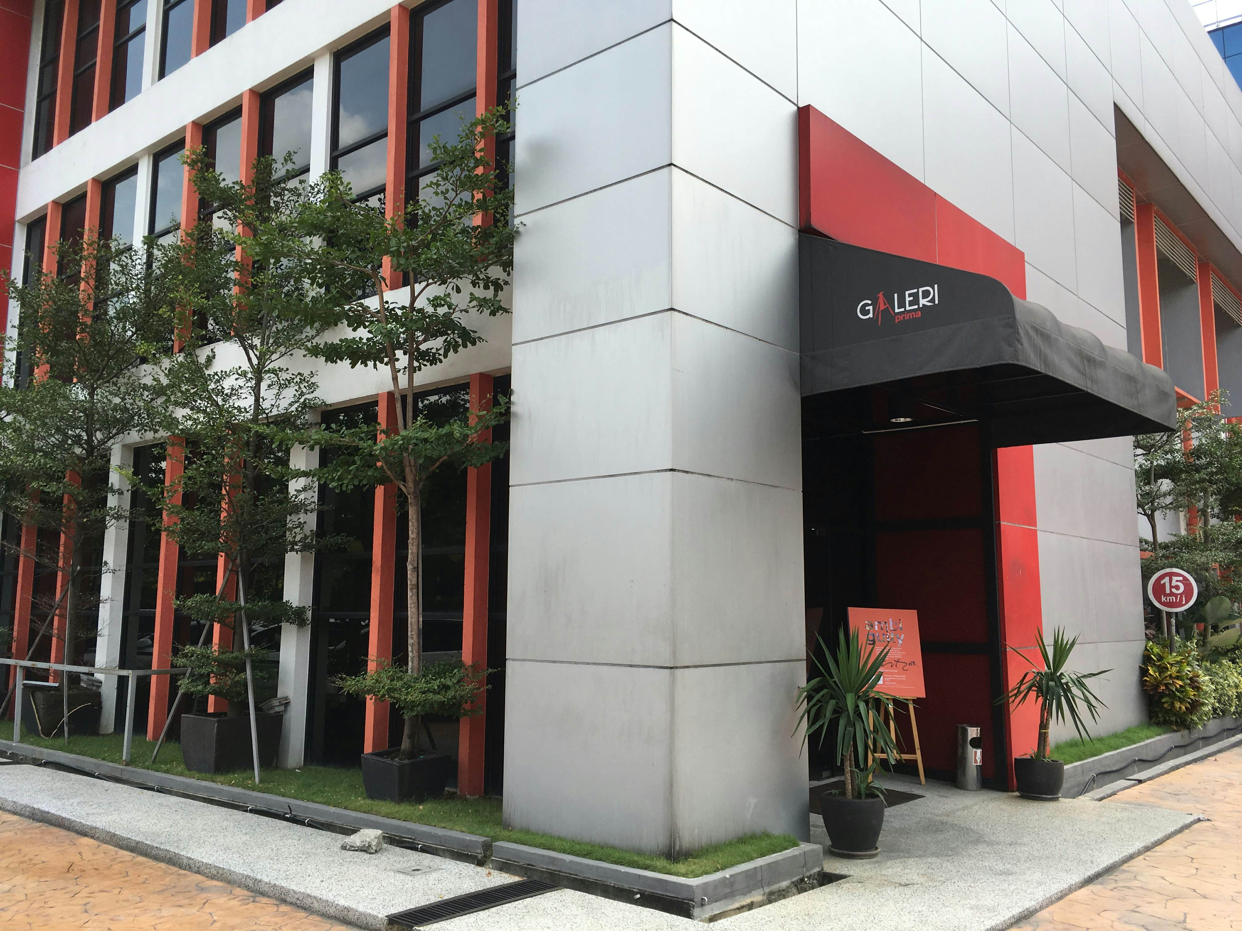 Galeri Prima. The art gallery is located next to the New Straits Time newspaper publishing house.
