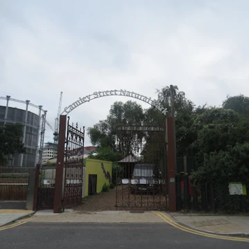 The entrance to Camley Street Natural Park