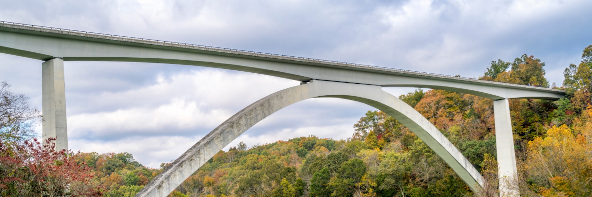 Double Arch Bridge at Natchez Trace Parkway near Franklin, TN