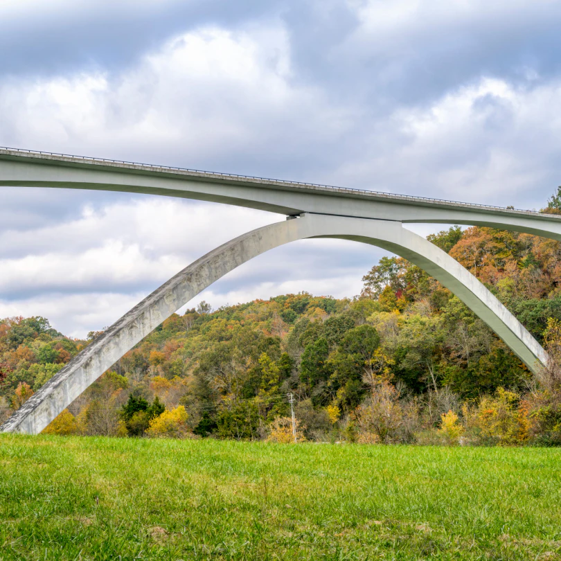 Double Arch Bridge at Natchez Trace Parkway near Franklin, TN