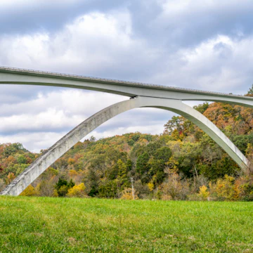 Double Arch Bridge at Natchez Trace Parkway near Franklin, TN