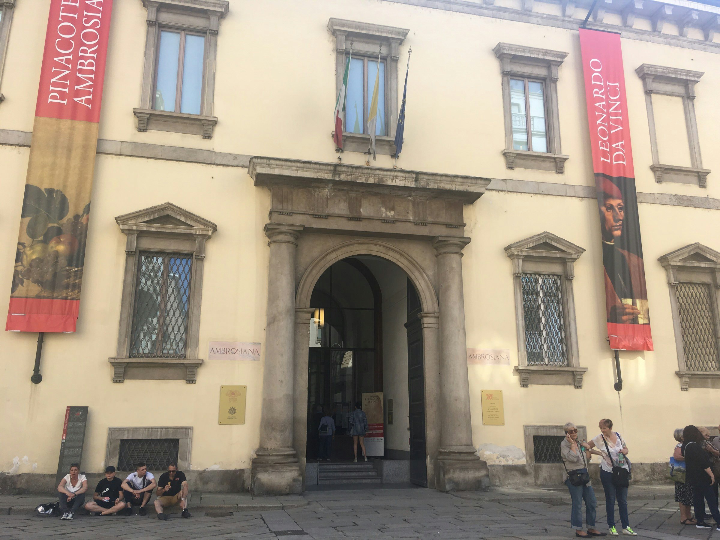 Exterior of Biblioteca e Pinacoteca Ambrosiana.