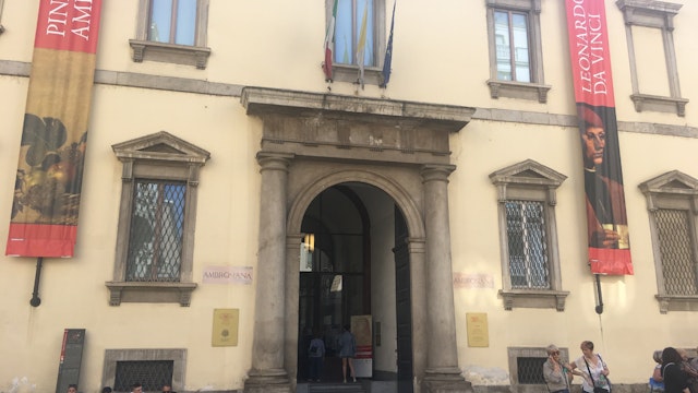 Exterior of Biblioteca e Pinacoteca Ambrosiana.