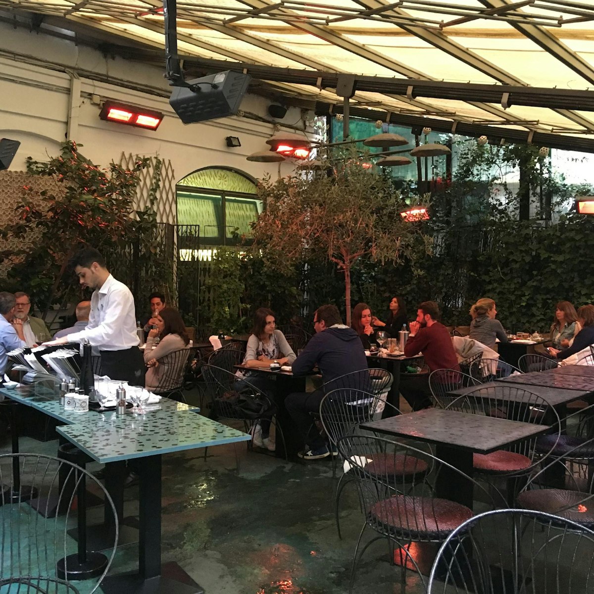 Corso Como 10 Cafe covered outdoor terrace