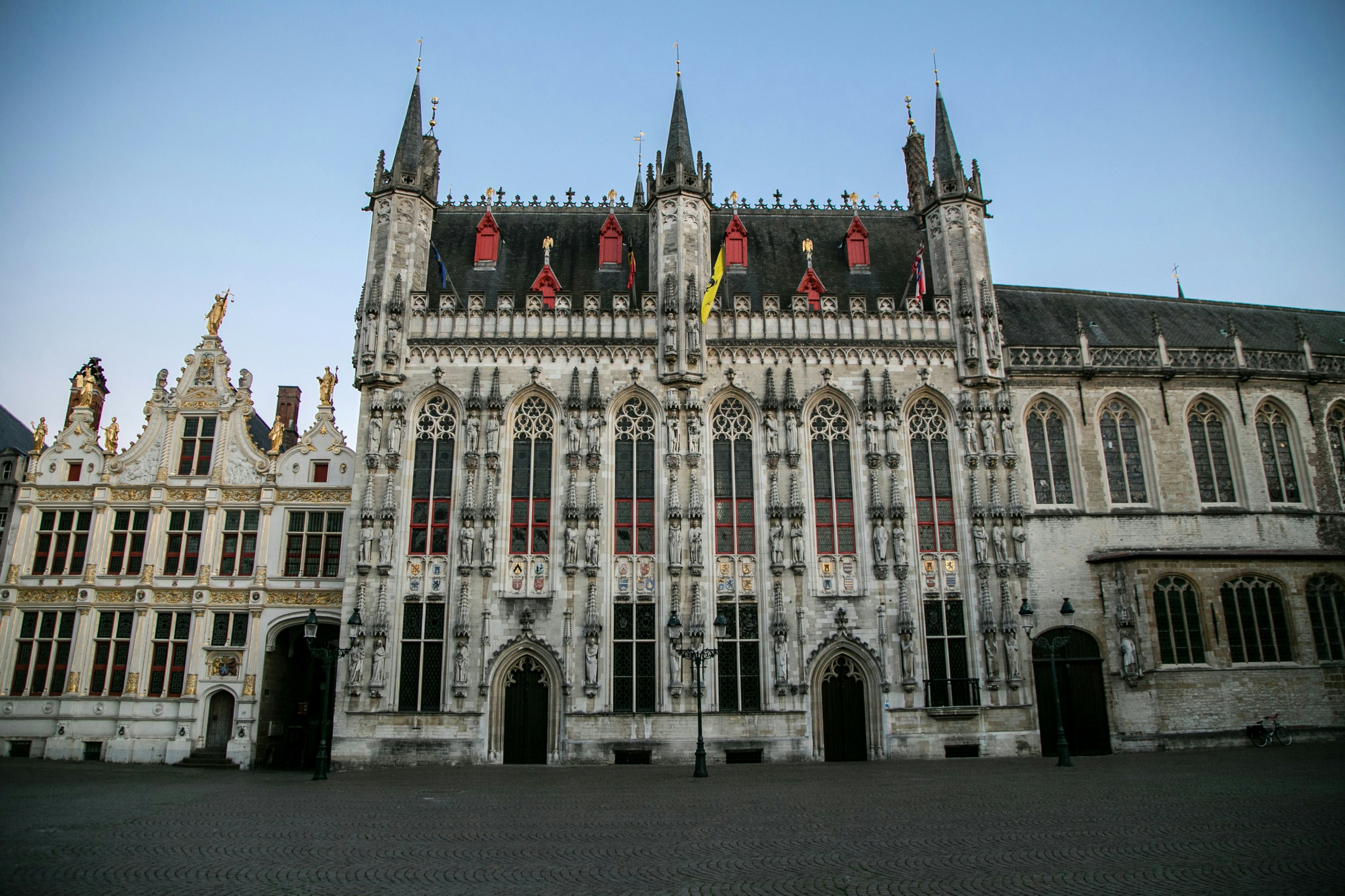 View of Town Hall of Brugge