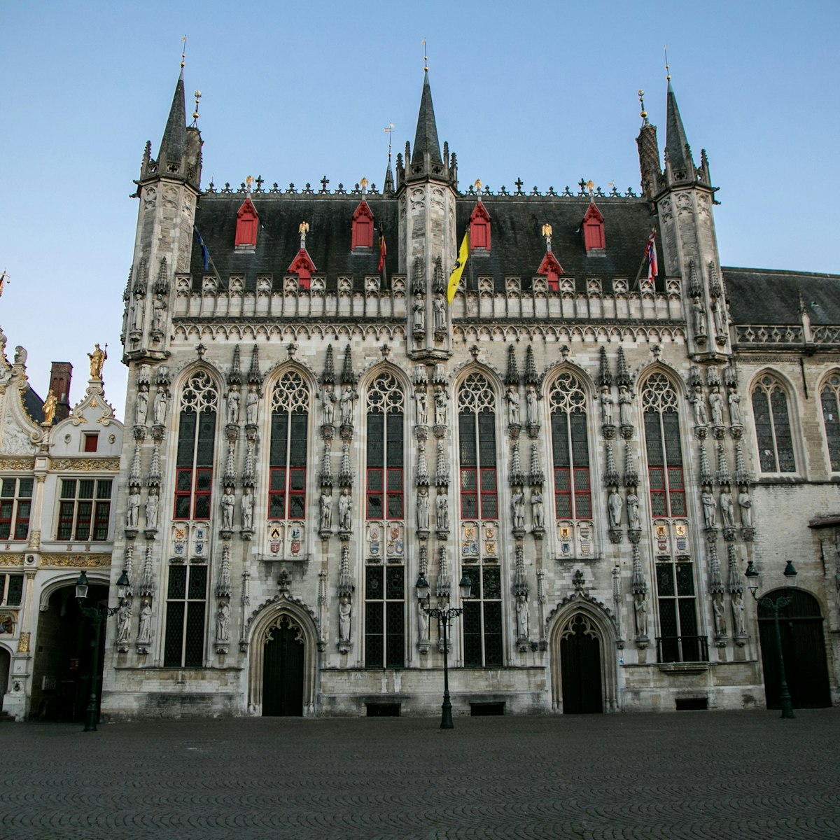 View of Town Hall of Brugge