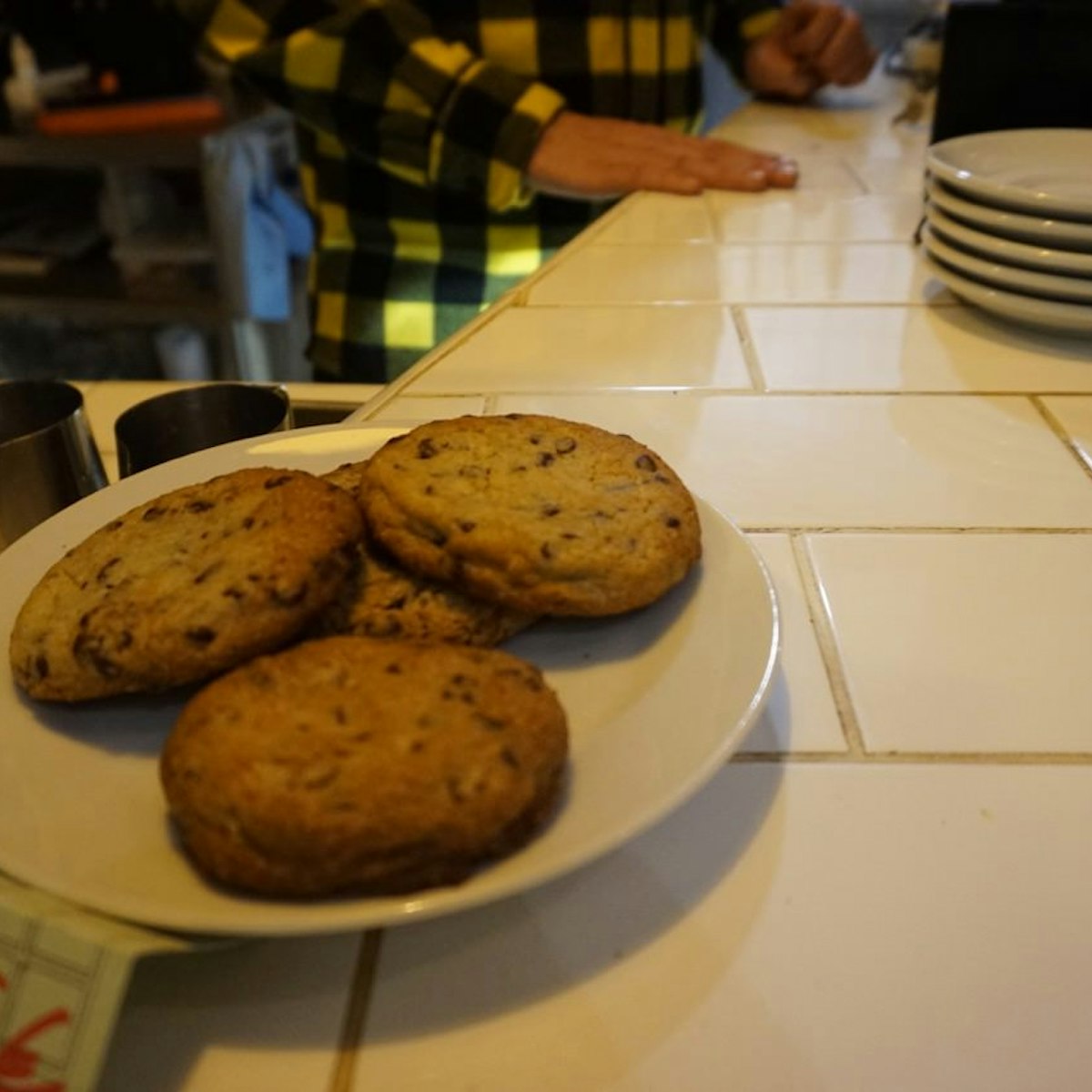 Some of the delicious cookies at Coffee & Kicks.