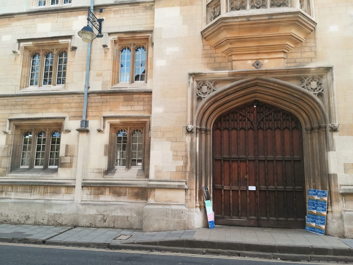 The front of the Exeter College