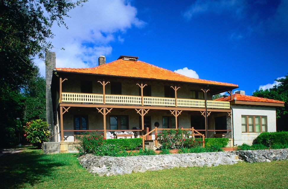 Historic house, The Barnacle - Miami, Florida