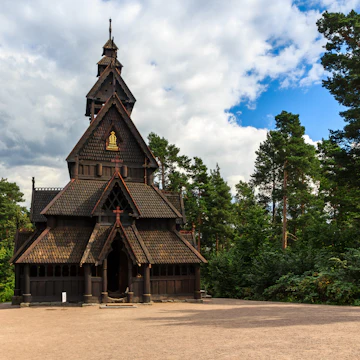 The Gol Stave Church of the Norwegian Folk Museum